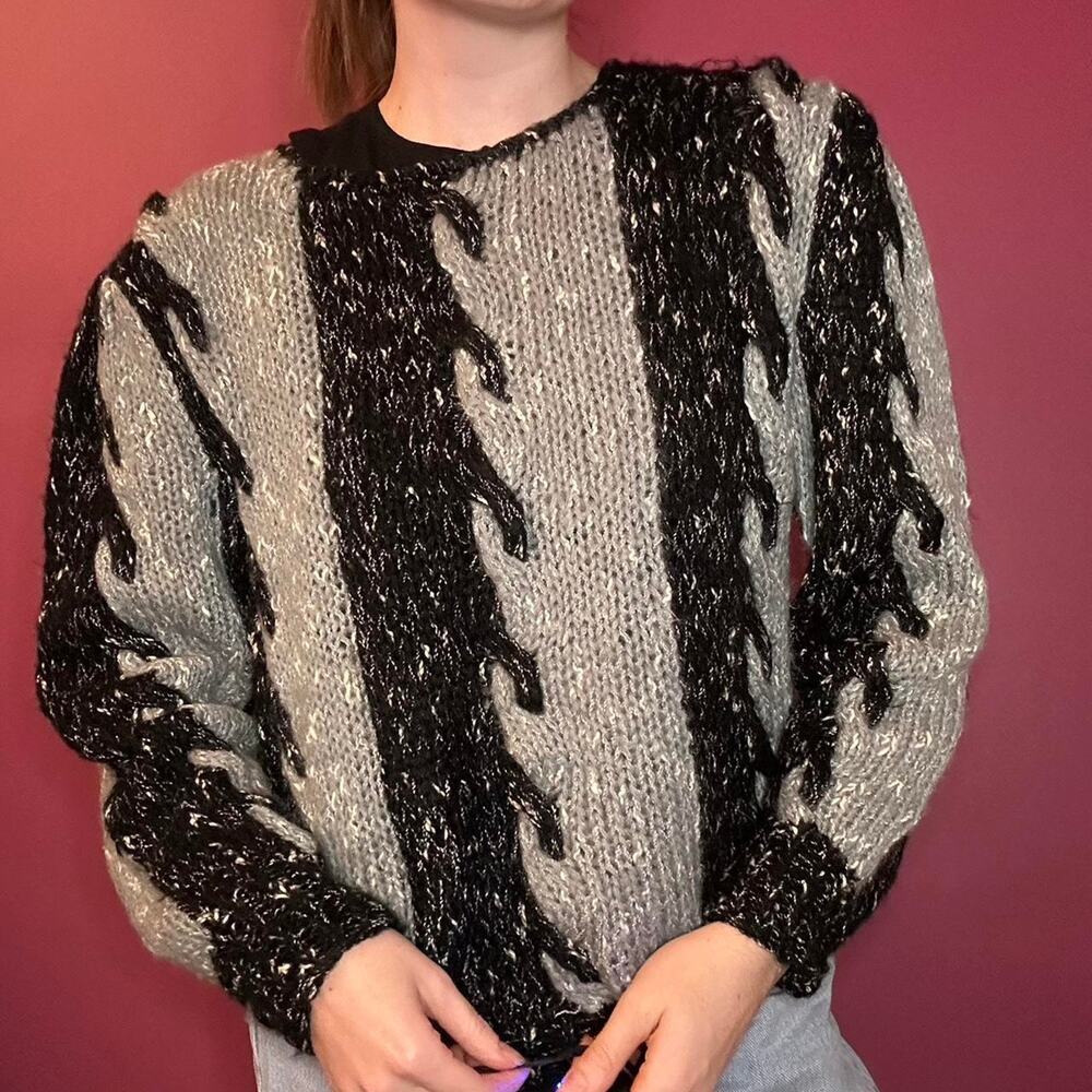 Cee Vintage 90's Abstract Knitted Sweater